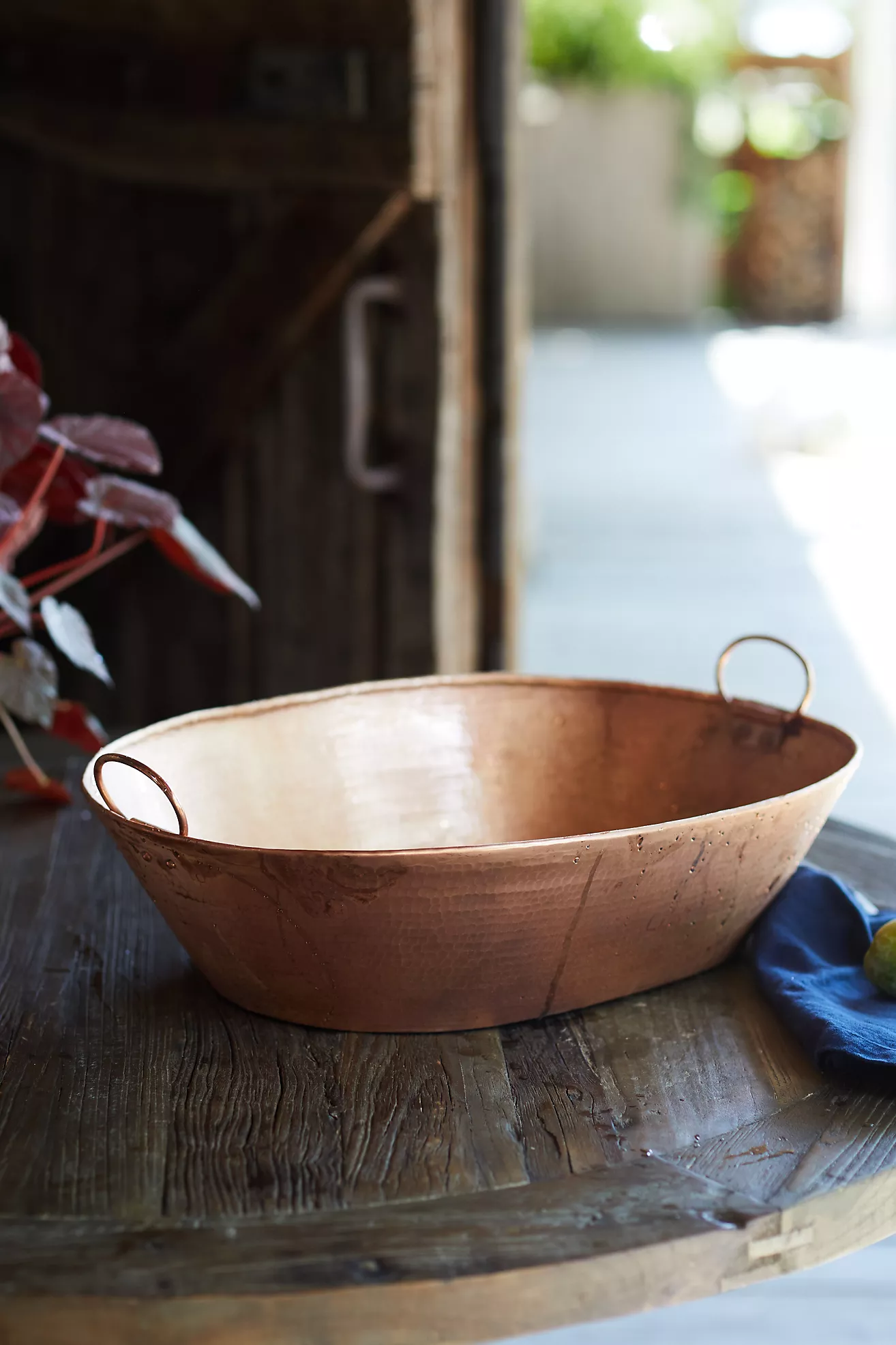 Bring in a Copper Ice Bucket for Functional Decor
