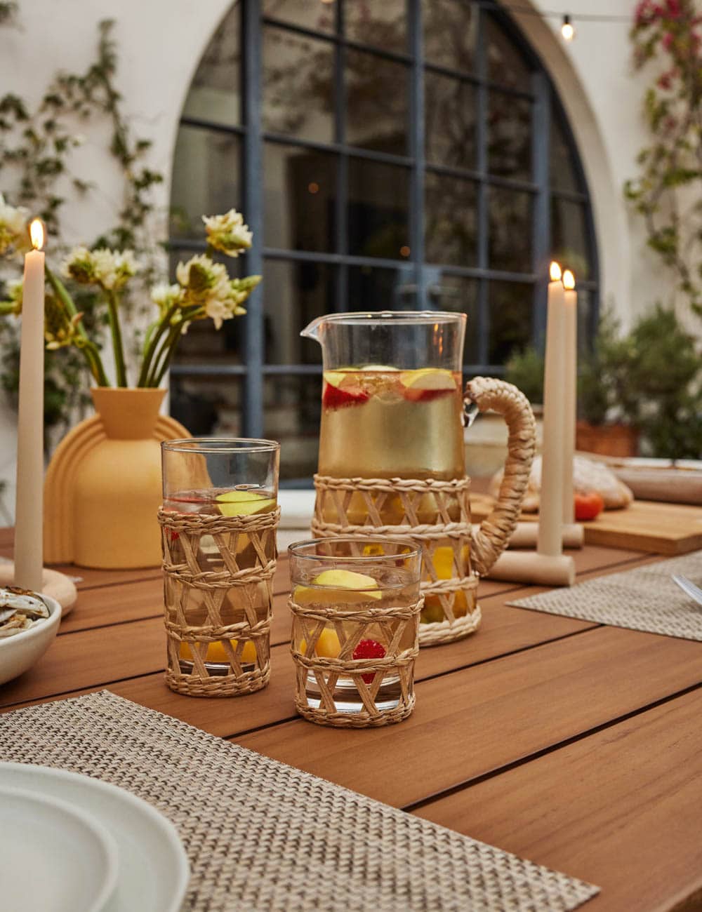 Turn Your Pitcher and Glass Set Into the Centerpiece