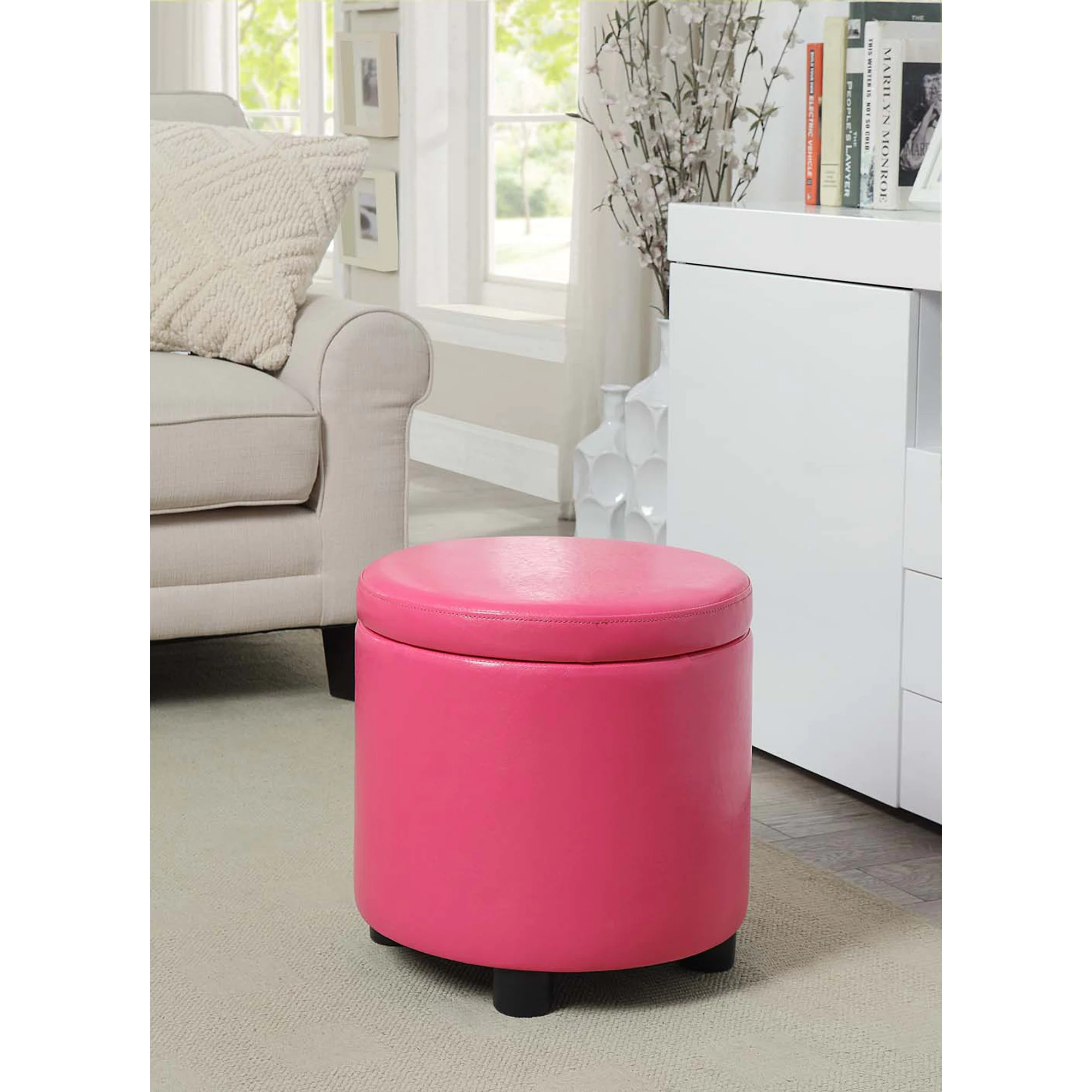 Add Storage with an Ottoman