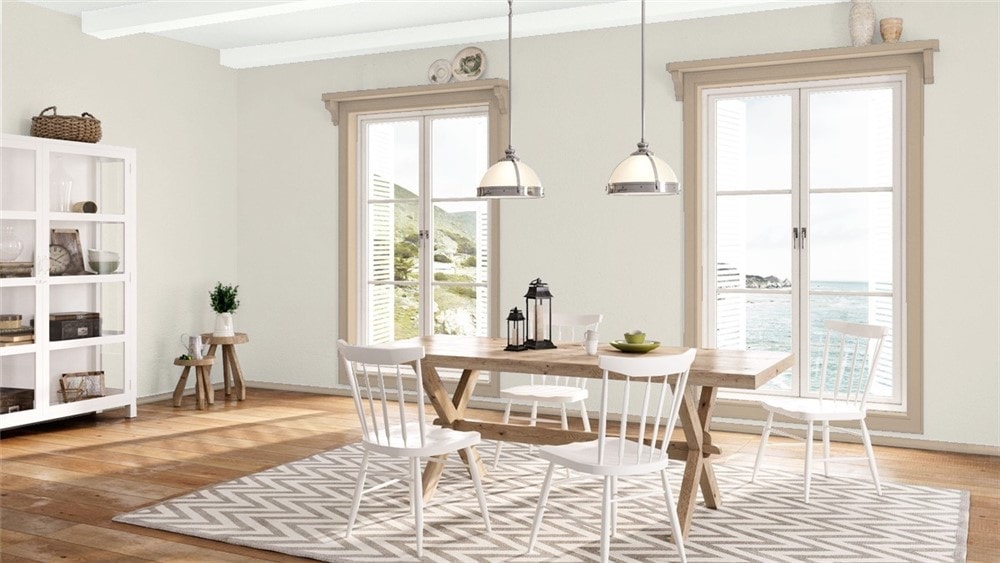 4 Pale Oak in the Dining Room