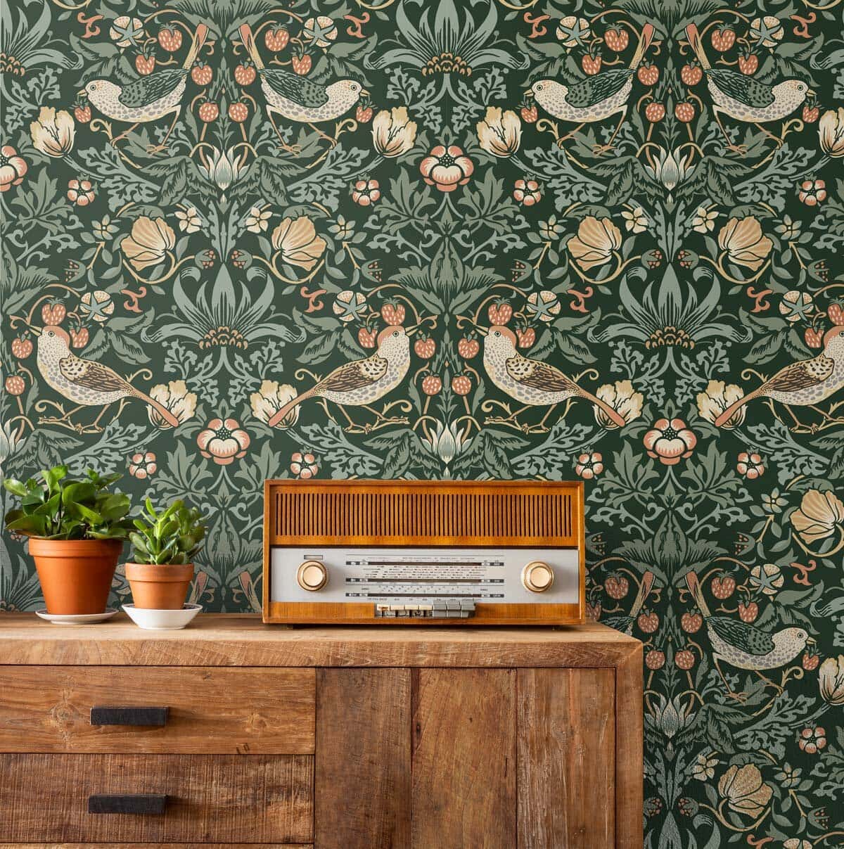 Skip the Decor and Try Removable Wallpaper