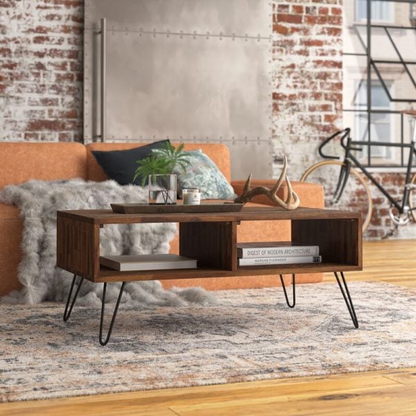 What Coffee Table Goes with a Brown Leather Couch?