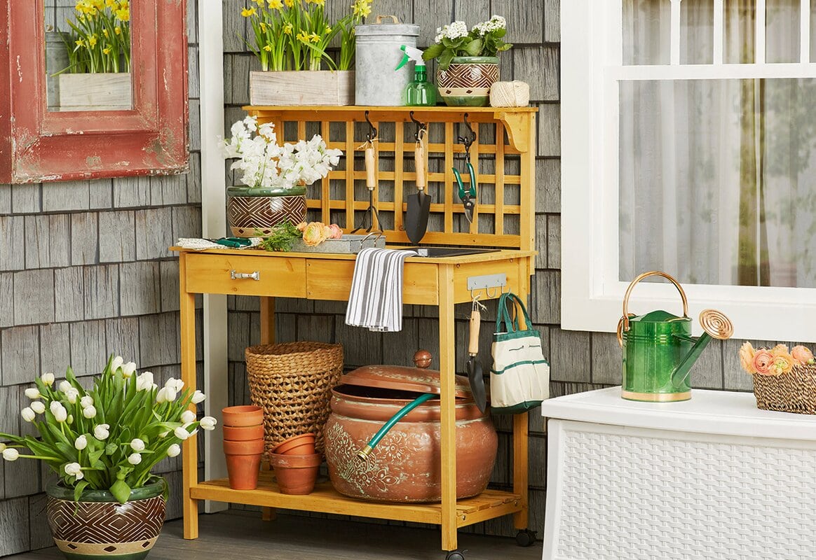 Load Up Your Garden Table with Beautiful Pots