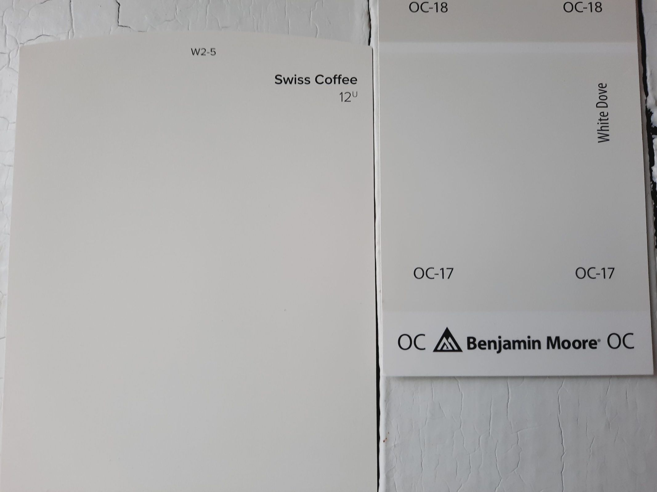 8 Swiss Coffee vs White Dove by Benjamin Moore scaled