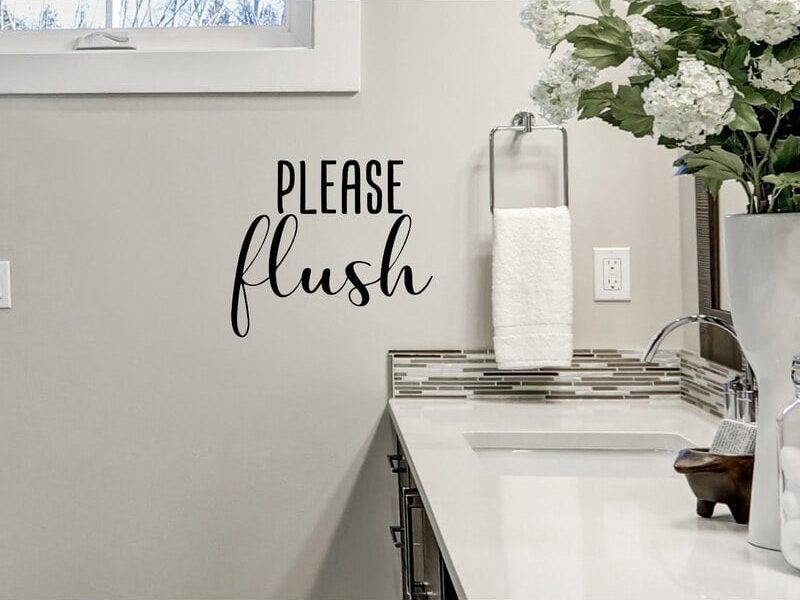 Give a Gentle Reminder to Flush