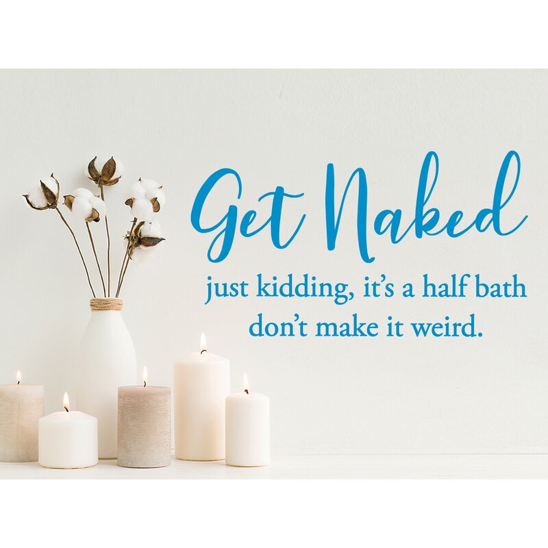Decorate Your Half-Bath with a Pun