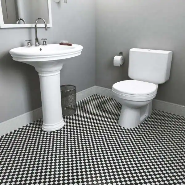 Simplify with a Black and White Checkerboard Pattern