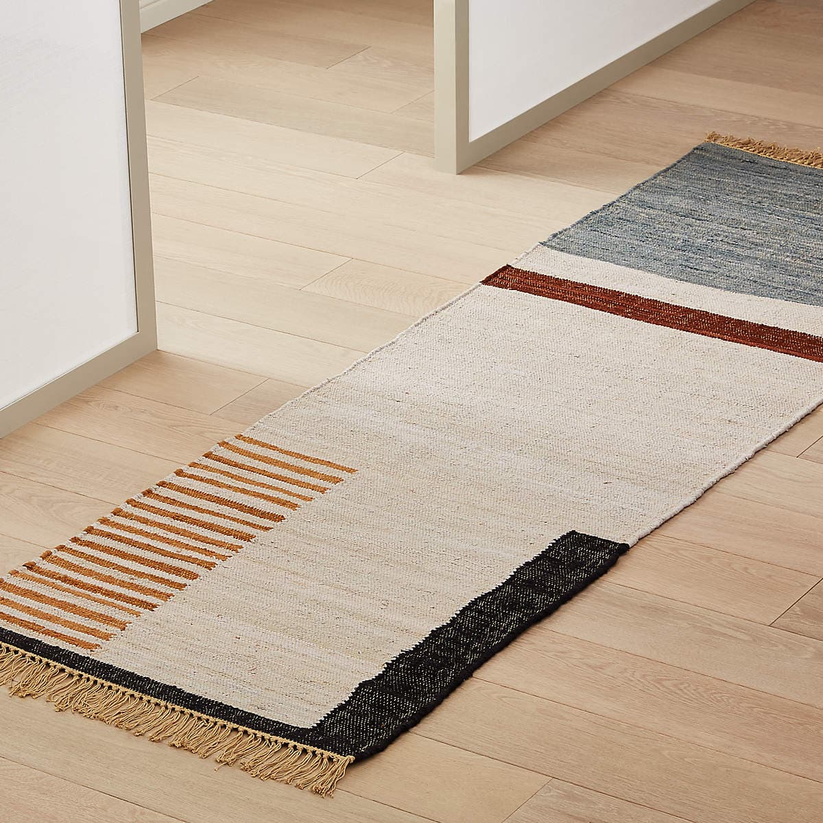 For an Earthy Look, Try This Recycled Cotton Runner