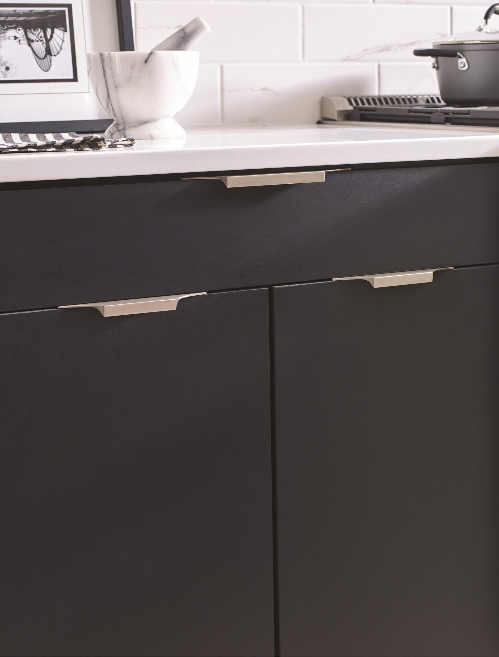 Accent Your Cabinets with Satin Nickel