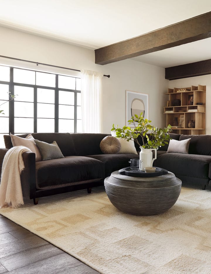 Fill a Big Living Room with this Corner Sectional