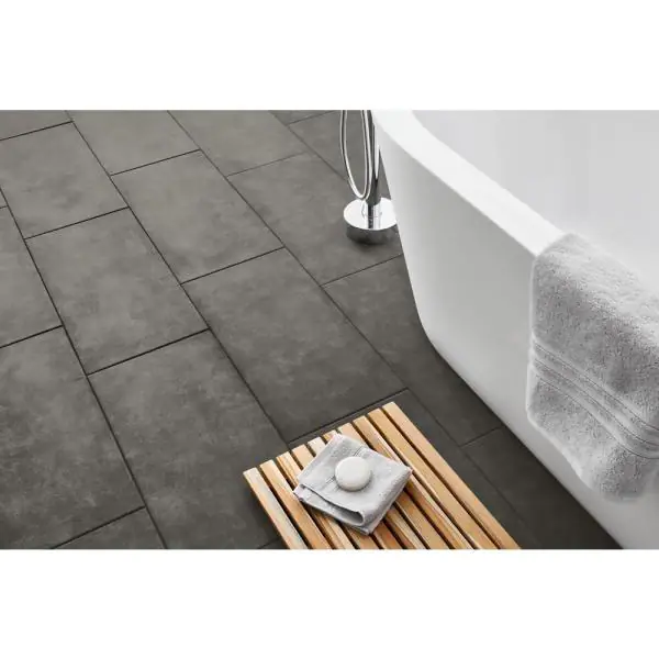 Get Contemporary Style with Concrete-Look Porcelain