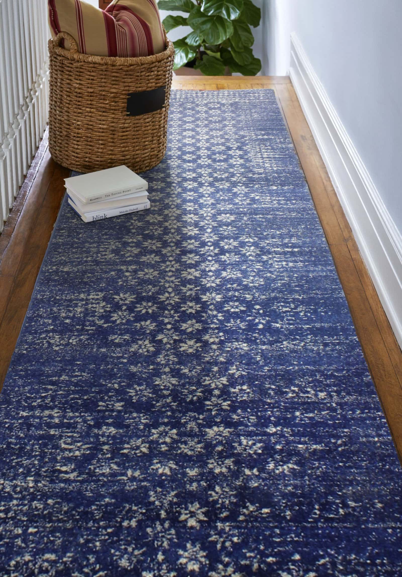 Try This Blue Rug for a Bold Pop of Color