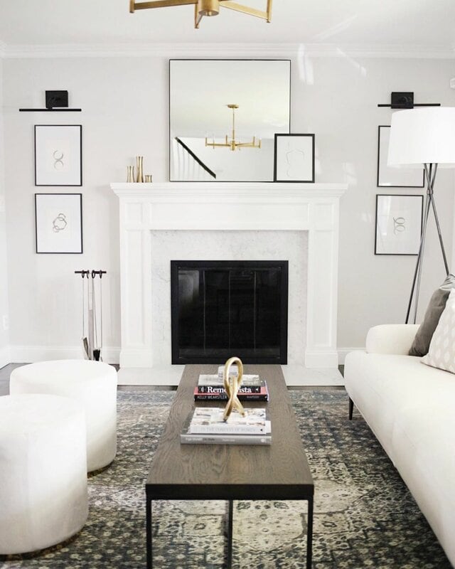 Make White the Focus for a Minimal Room