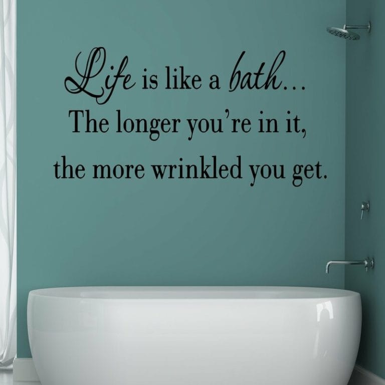 15 Creative Bathroom Wall Decal Ideas