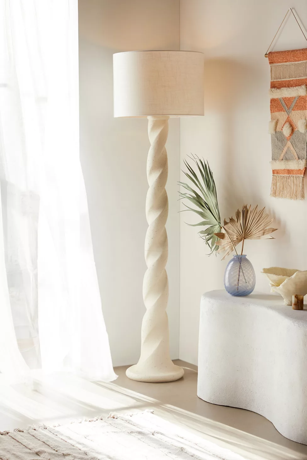 Balance Height with a Tall Floor Lamp