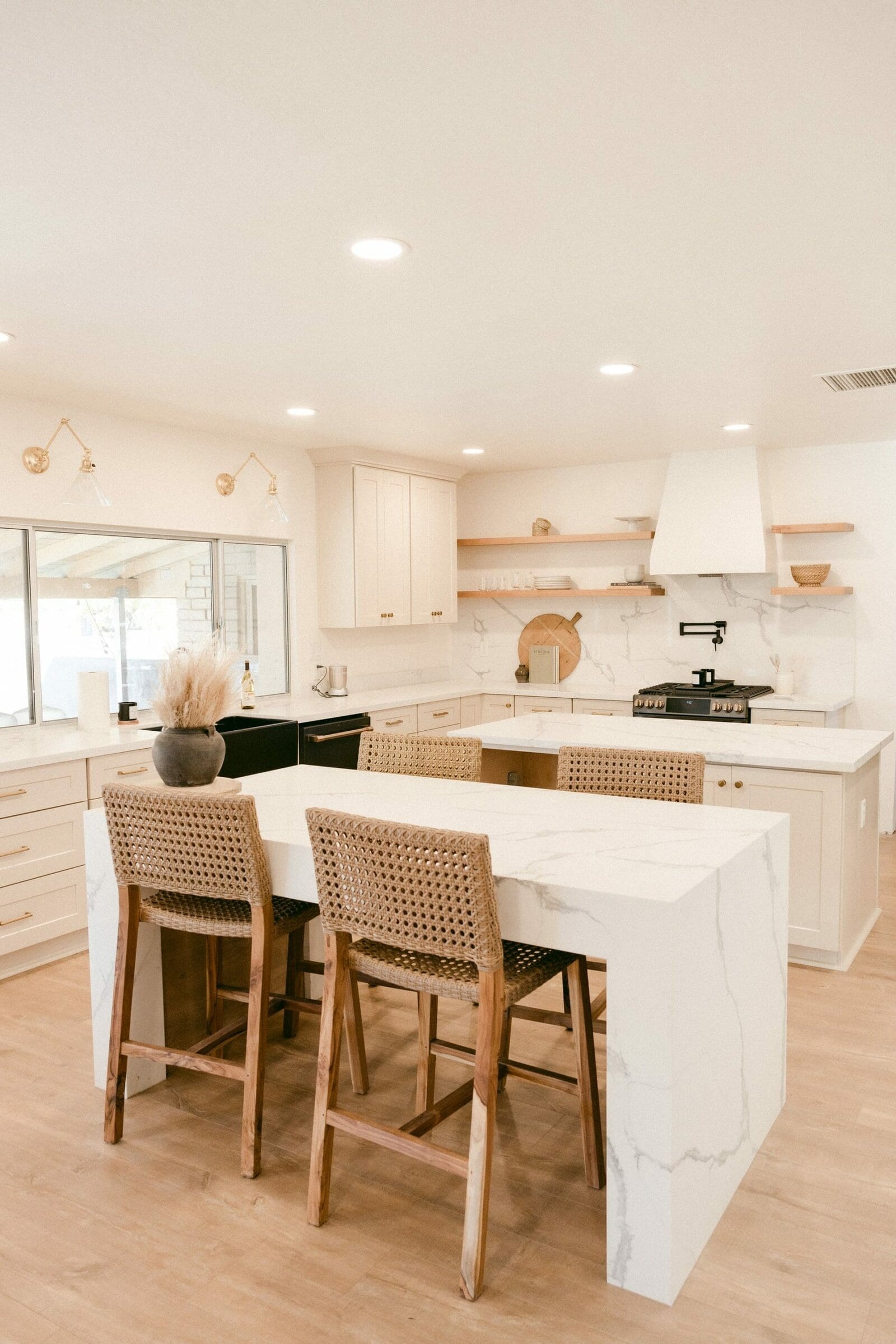 5. Kitchen with Cabinets and Open Shelving scaled