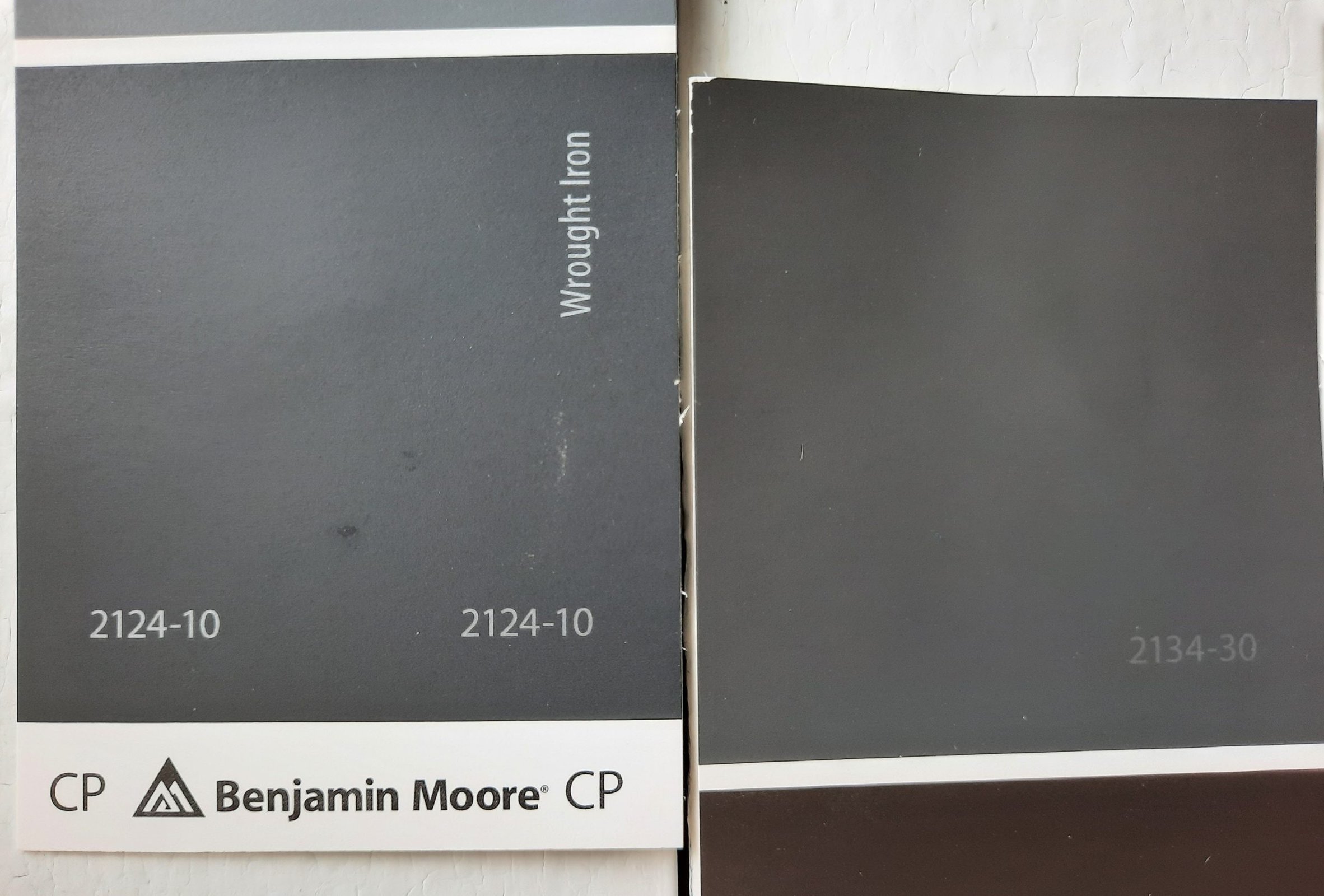6 Wrought Iron vs Iron Mountain by Benjamin Moore scaled