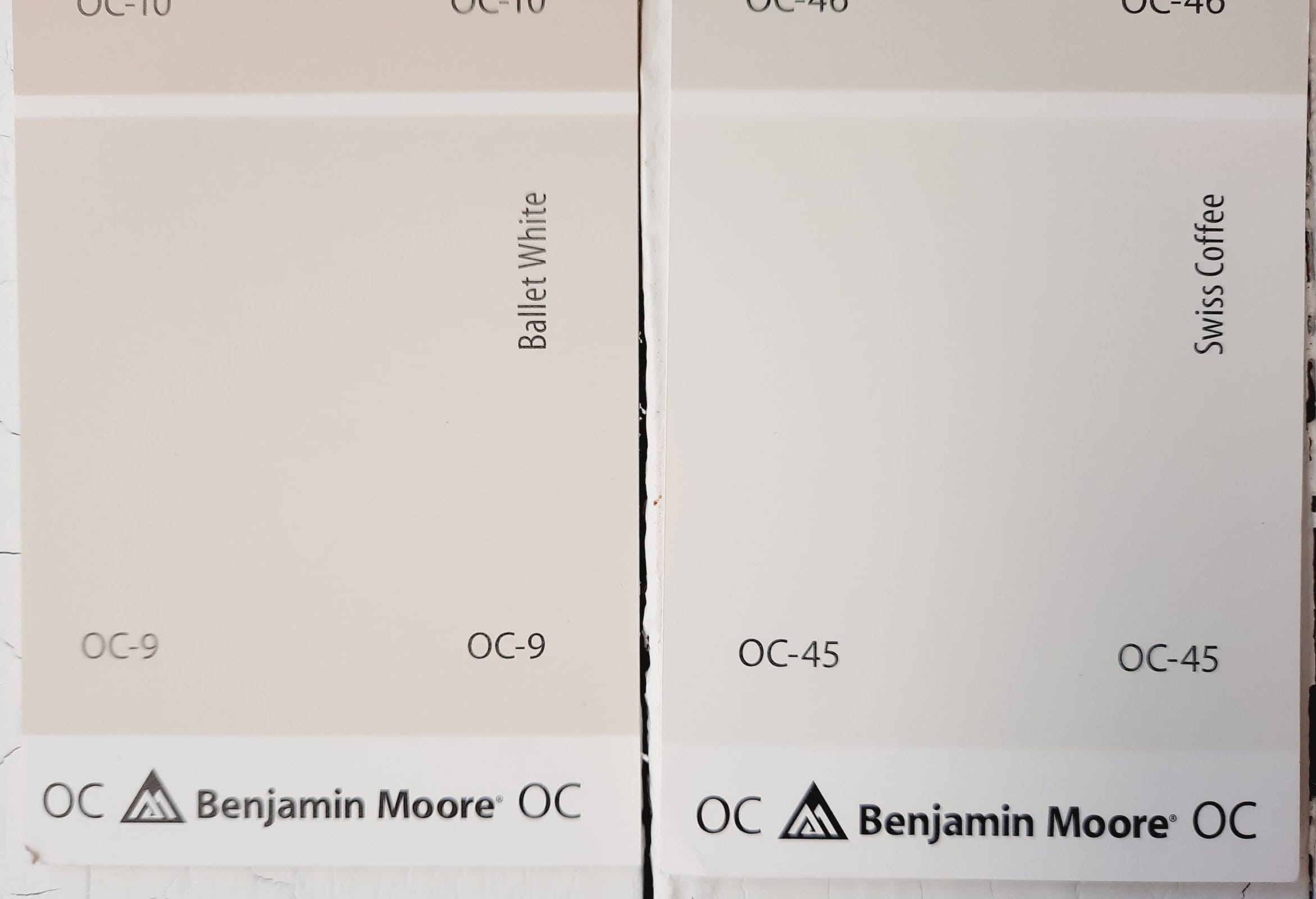 8 Ballet White vs Swiss Coffee by Benjamin Moore scaled
