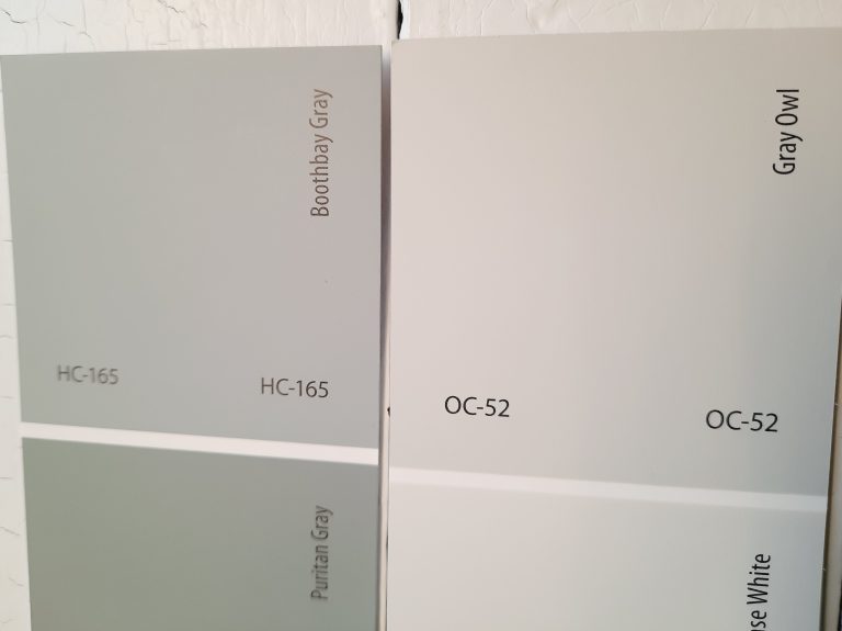 Boothbay Gray By Benjamin Moore   8 Boothbay Gray Vs Gray Owl By Benjamin Moore 768x575 