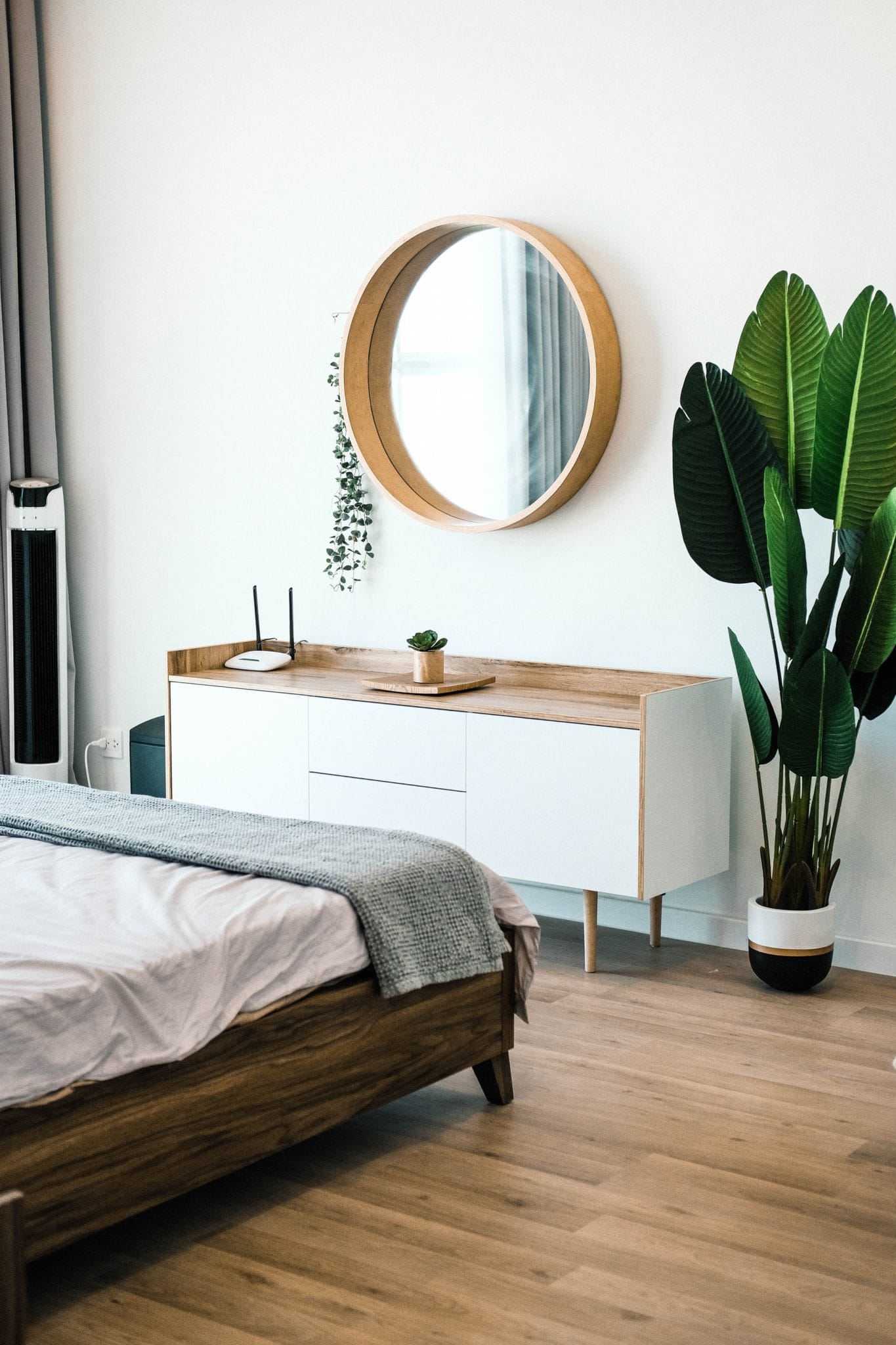 How big should a mirror be over the dresser