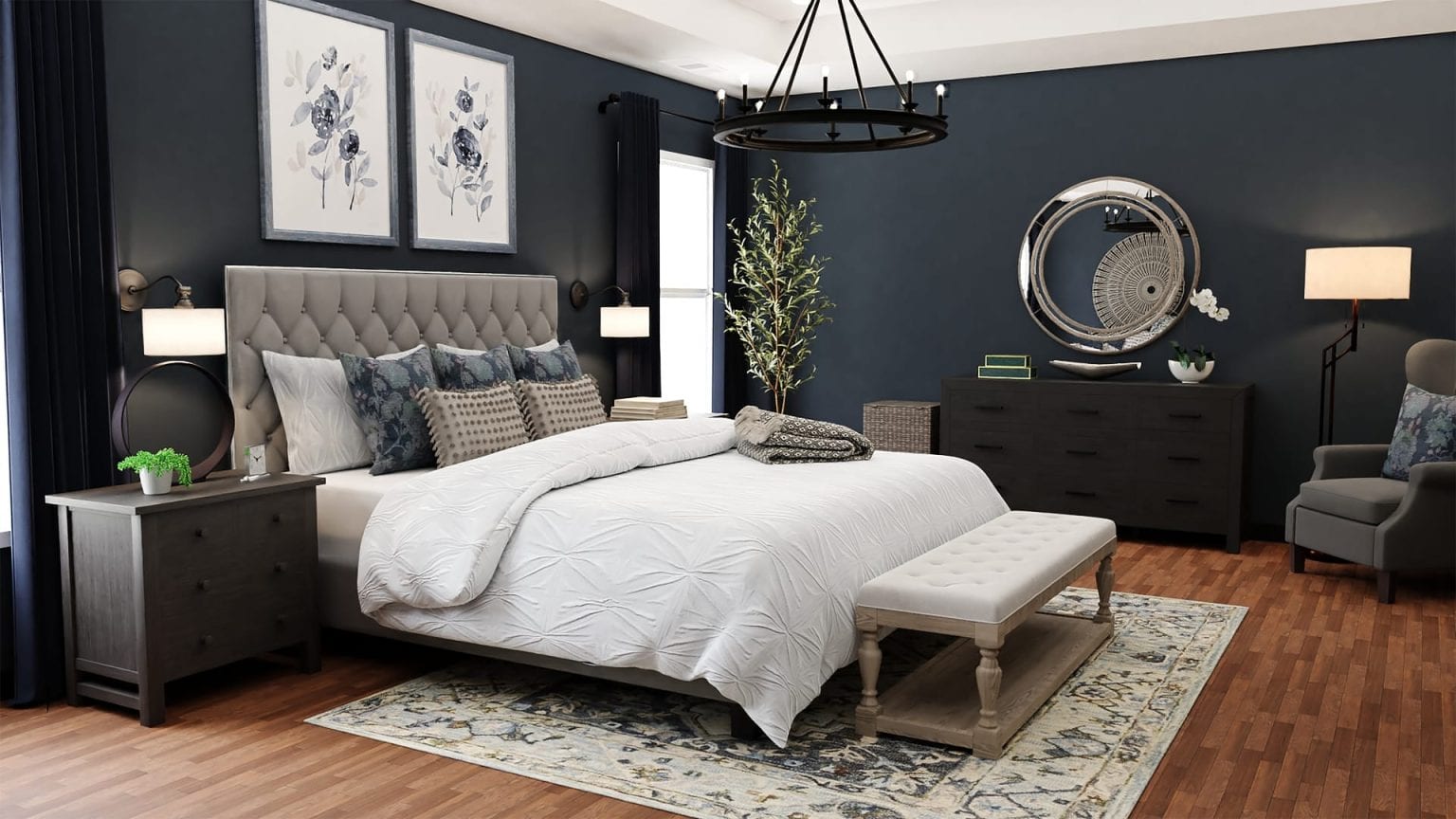 How big should a mirror be over the dresser