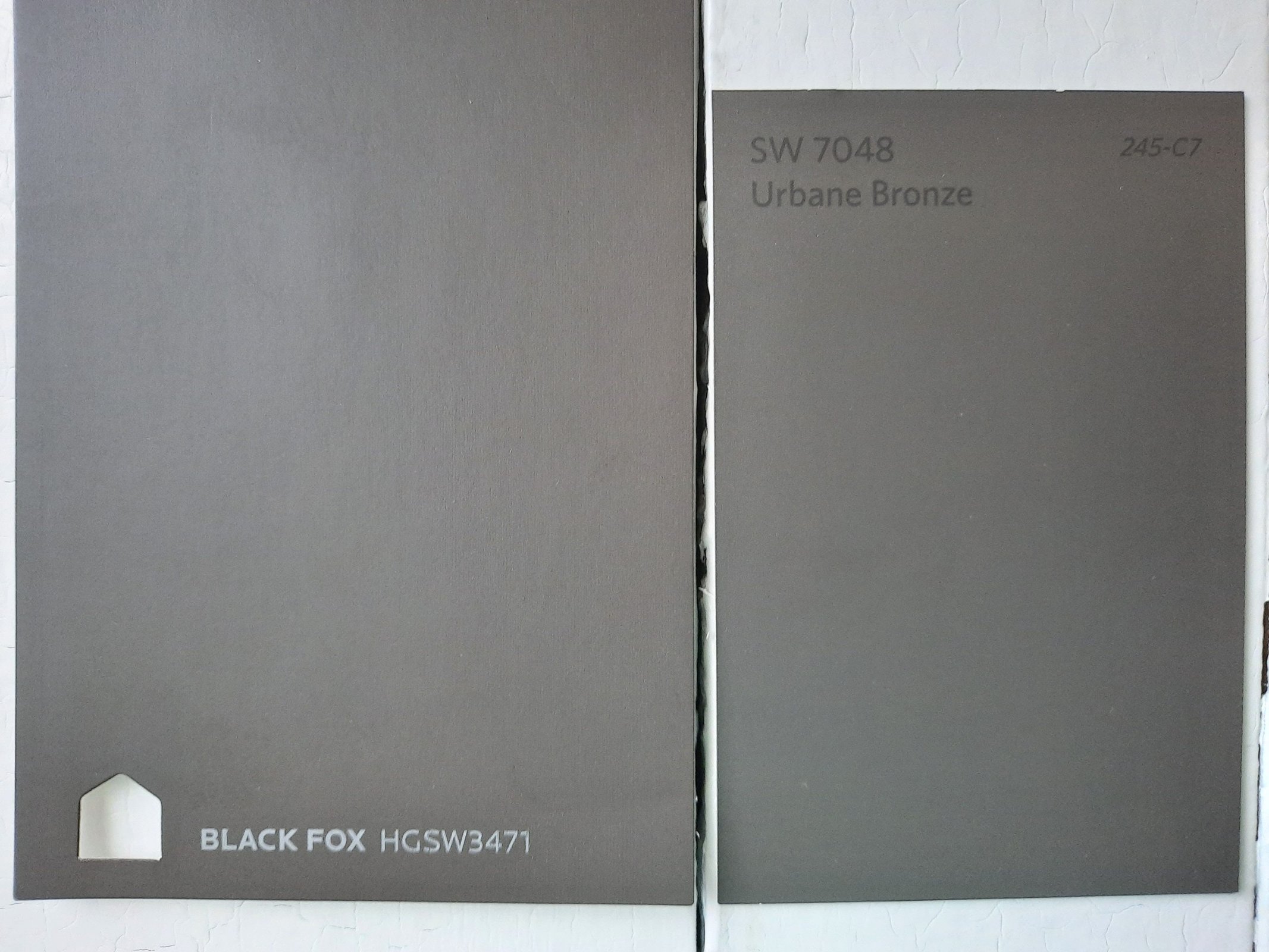 5 Black Fox vs Urbane Bronze by Sherwin Williams scaled