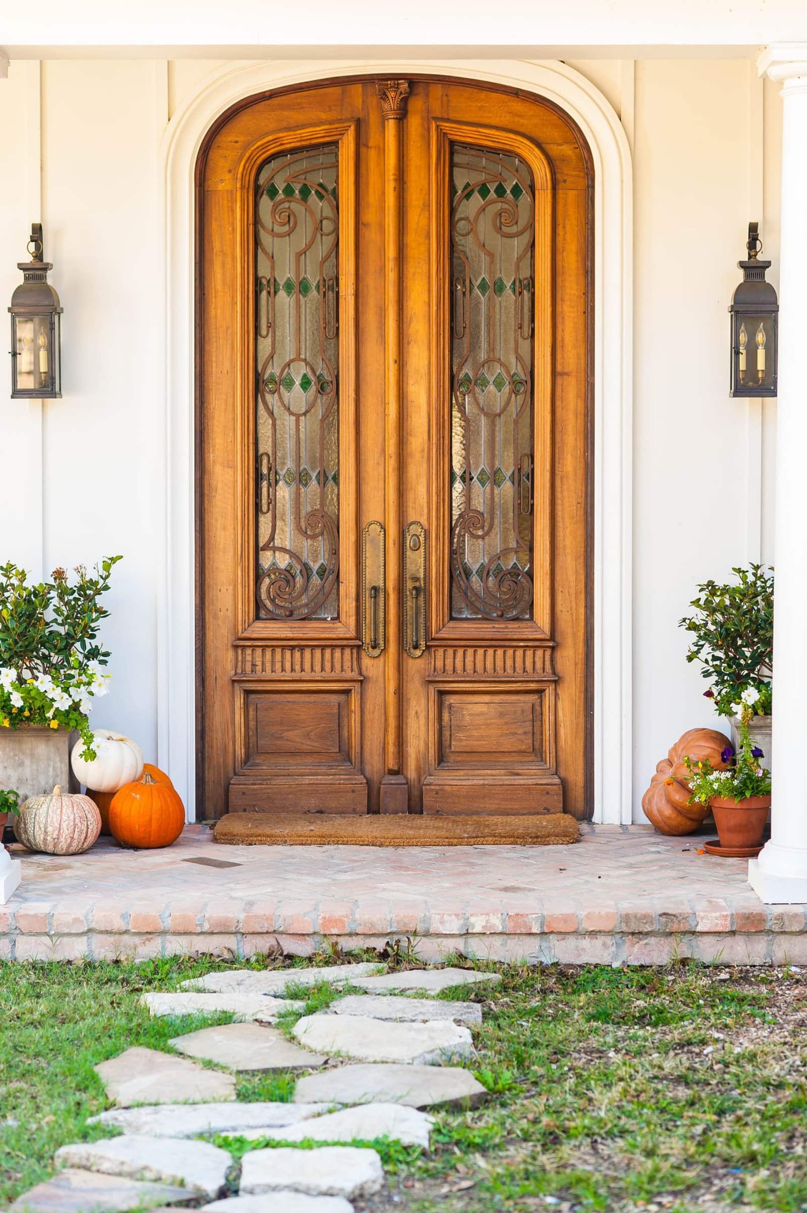 5. Wooden Double Doors with Windows scaled