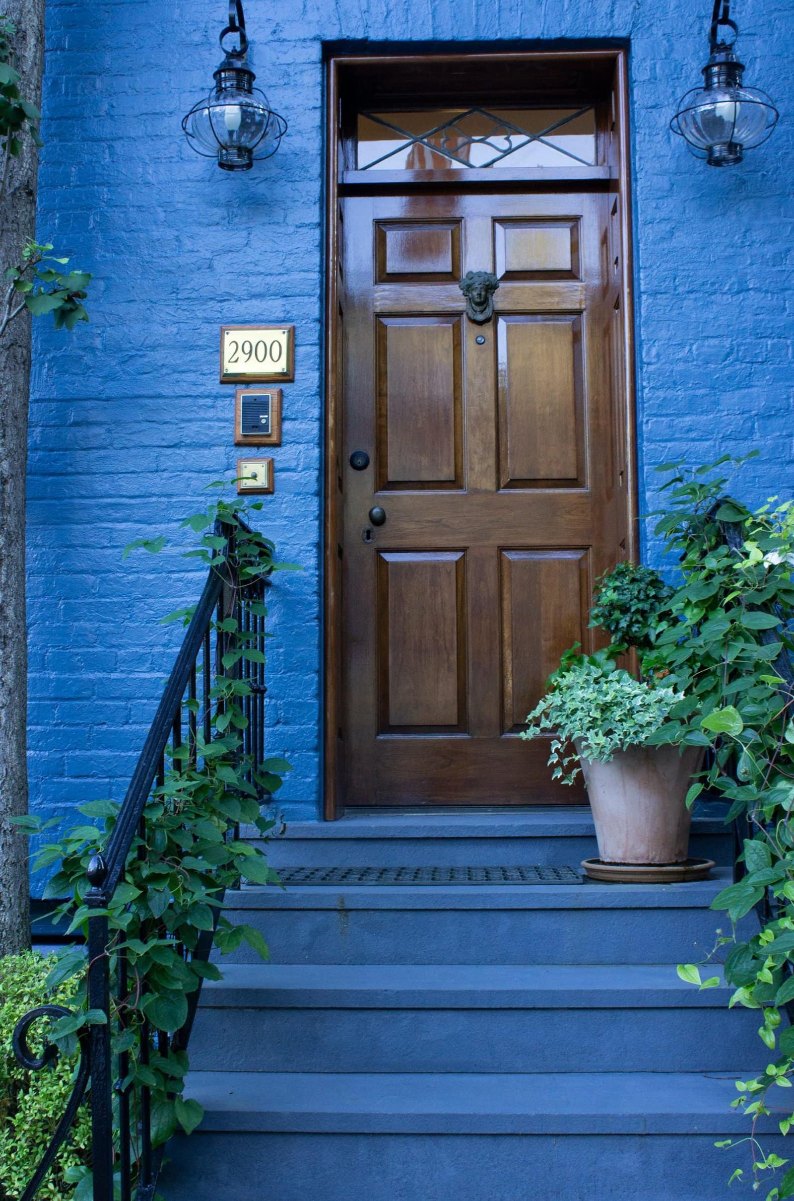 7. Single Wooden Front Door scaled