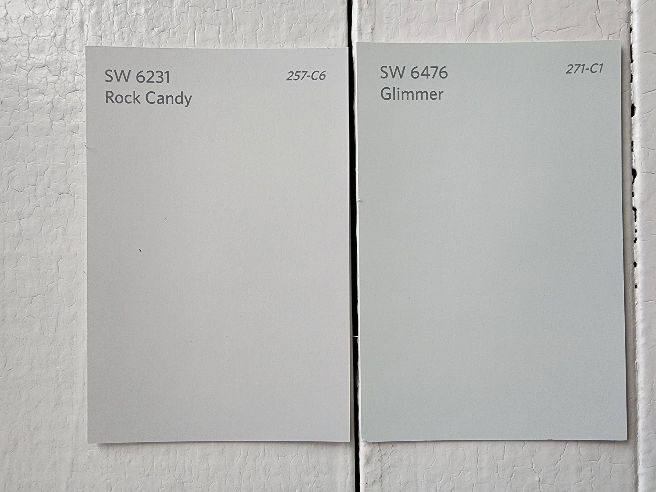  Rock Candy vs Glimmer by Sherwin Williams scaled