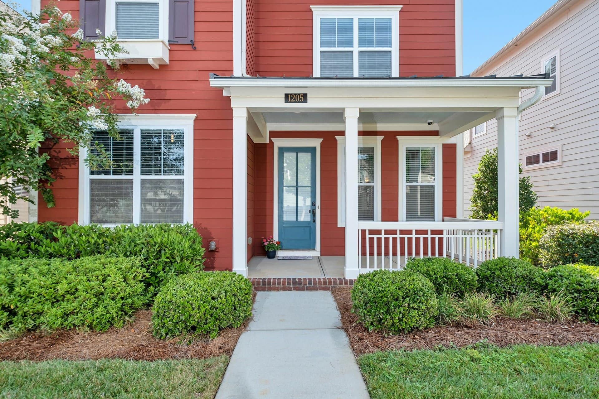 8. Front Door with Large Glass Panels