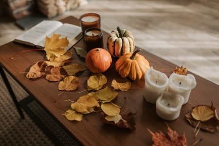 Fall Decor for Coffee Table