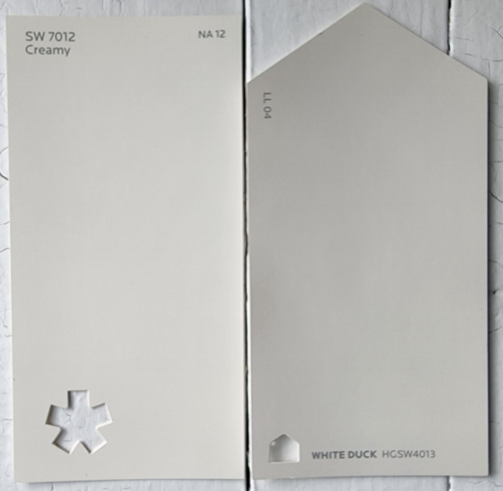  Creamy vs White Duck by Sherwin Williams scaled