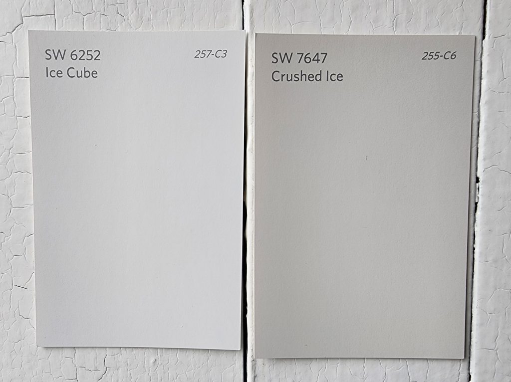 8 Ice Cube vs Crushed Ice by Sherwin Williams