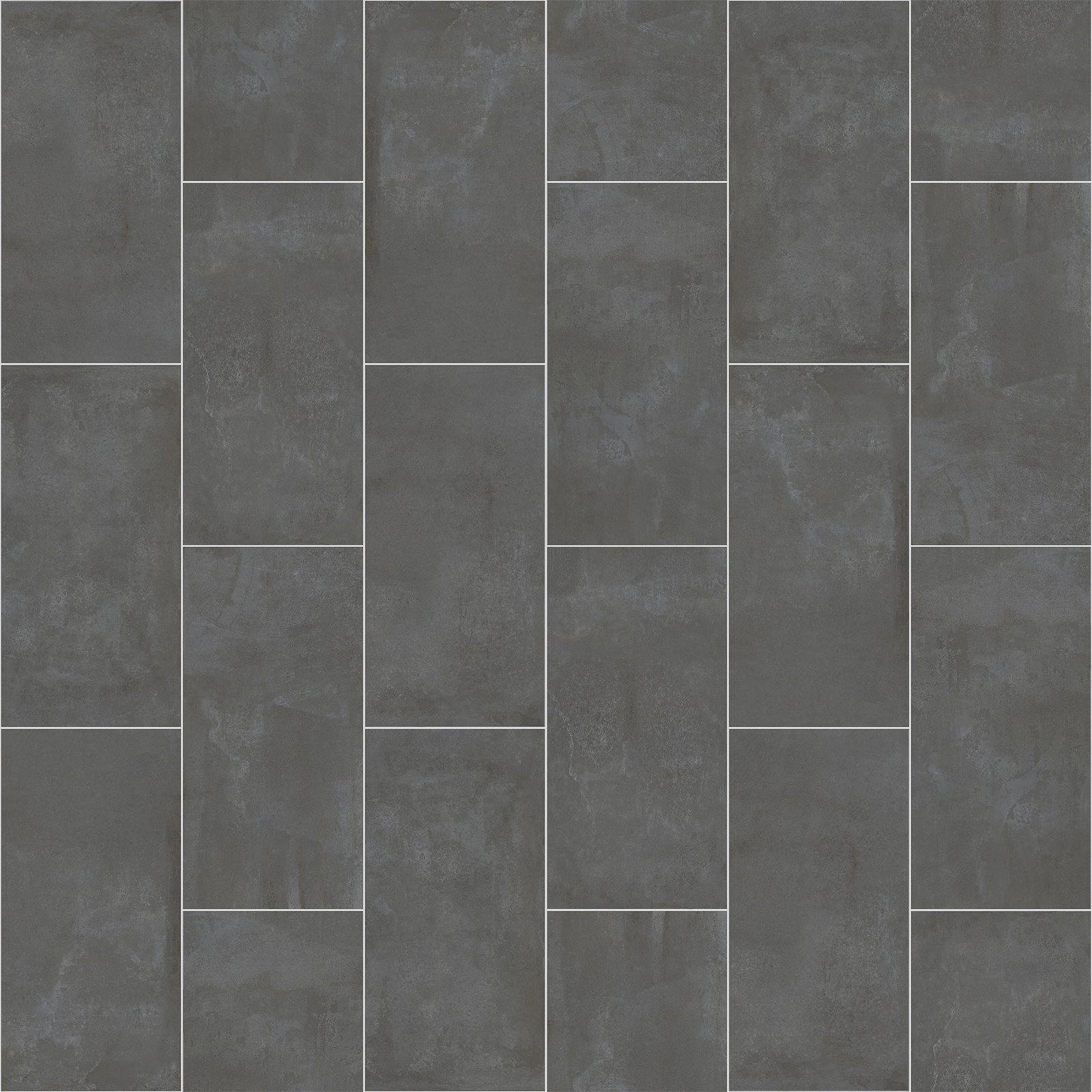  White grout with grey tiles can look eye catching