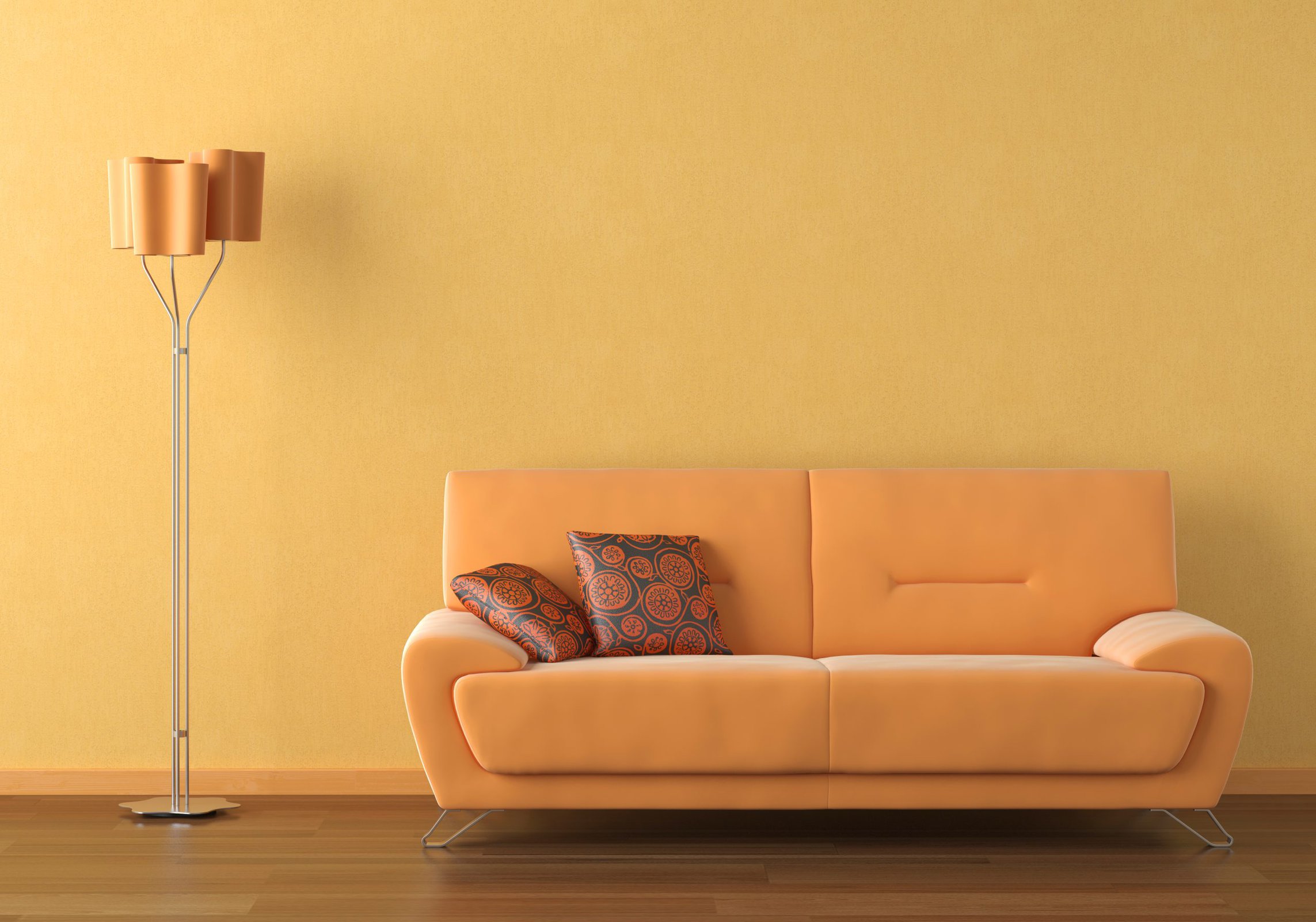  Create a Monochromatic Look With Orange Furniture scaled