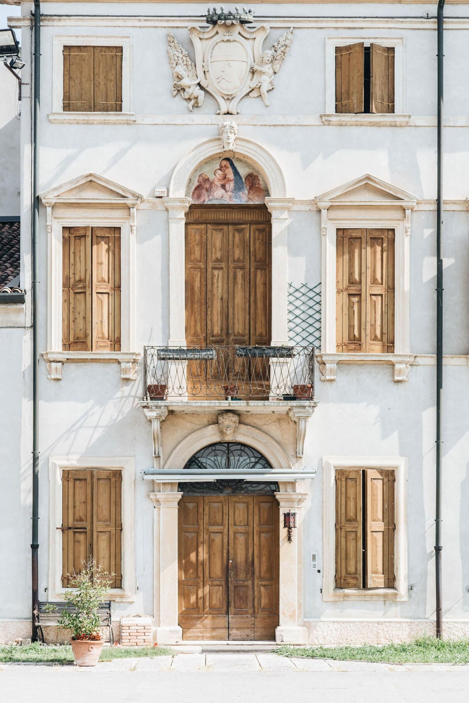  Matching Brown Doors and Shutters scaled