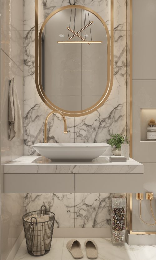 Should Bathroom Faucets Match Light Fixtures?