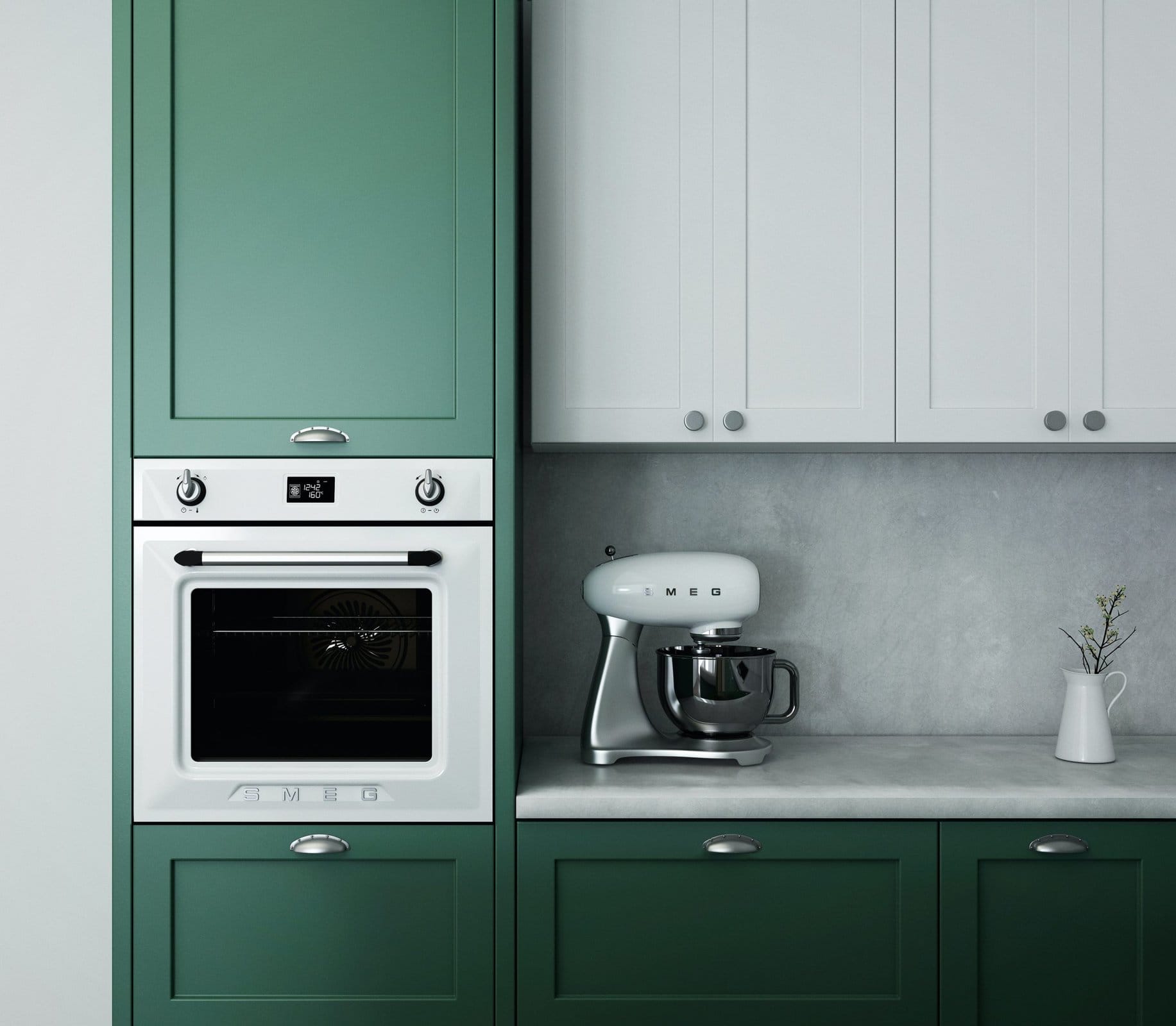  Cabinets in Cool Deep Green scaled