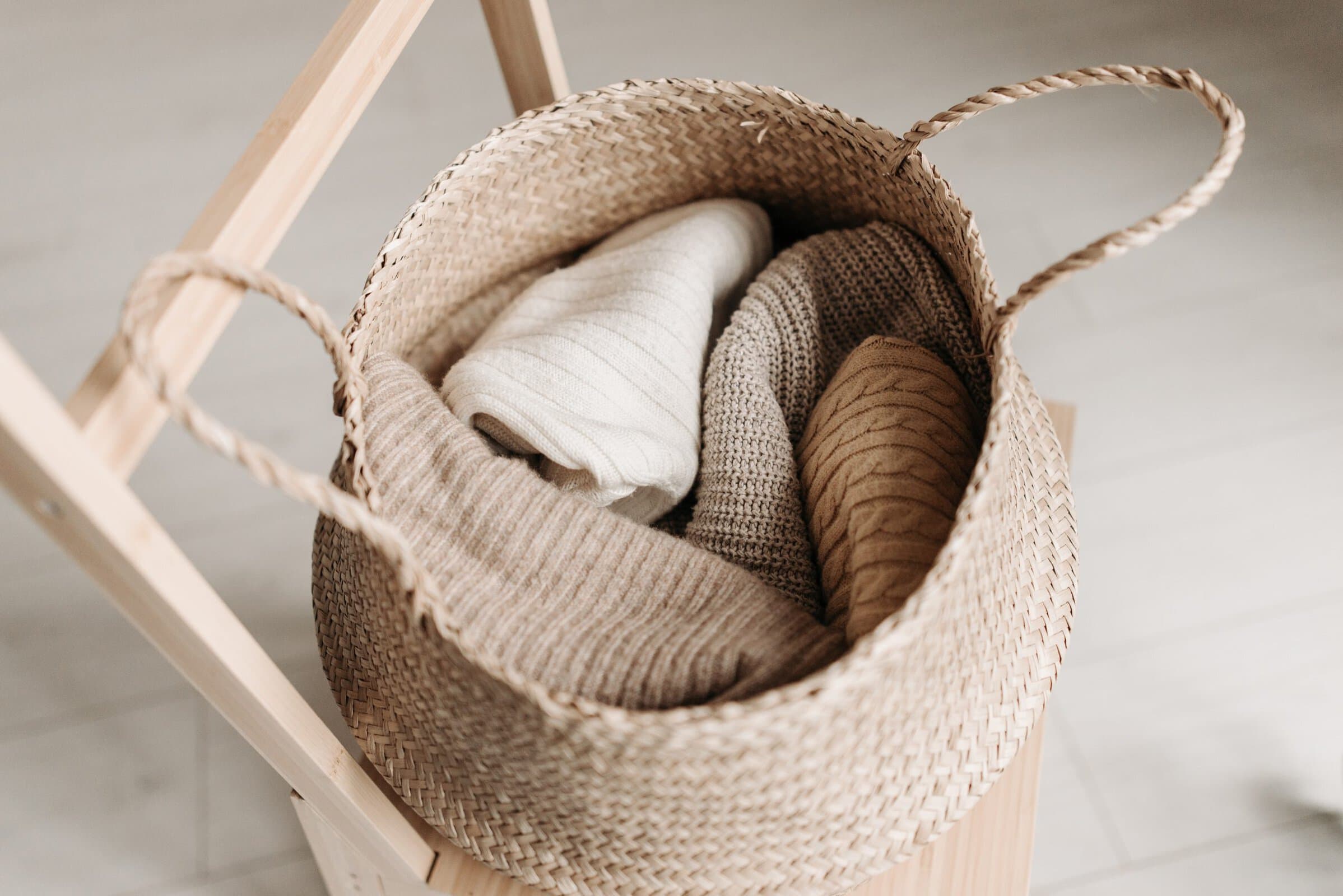 Linen Storage Basket scaled