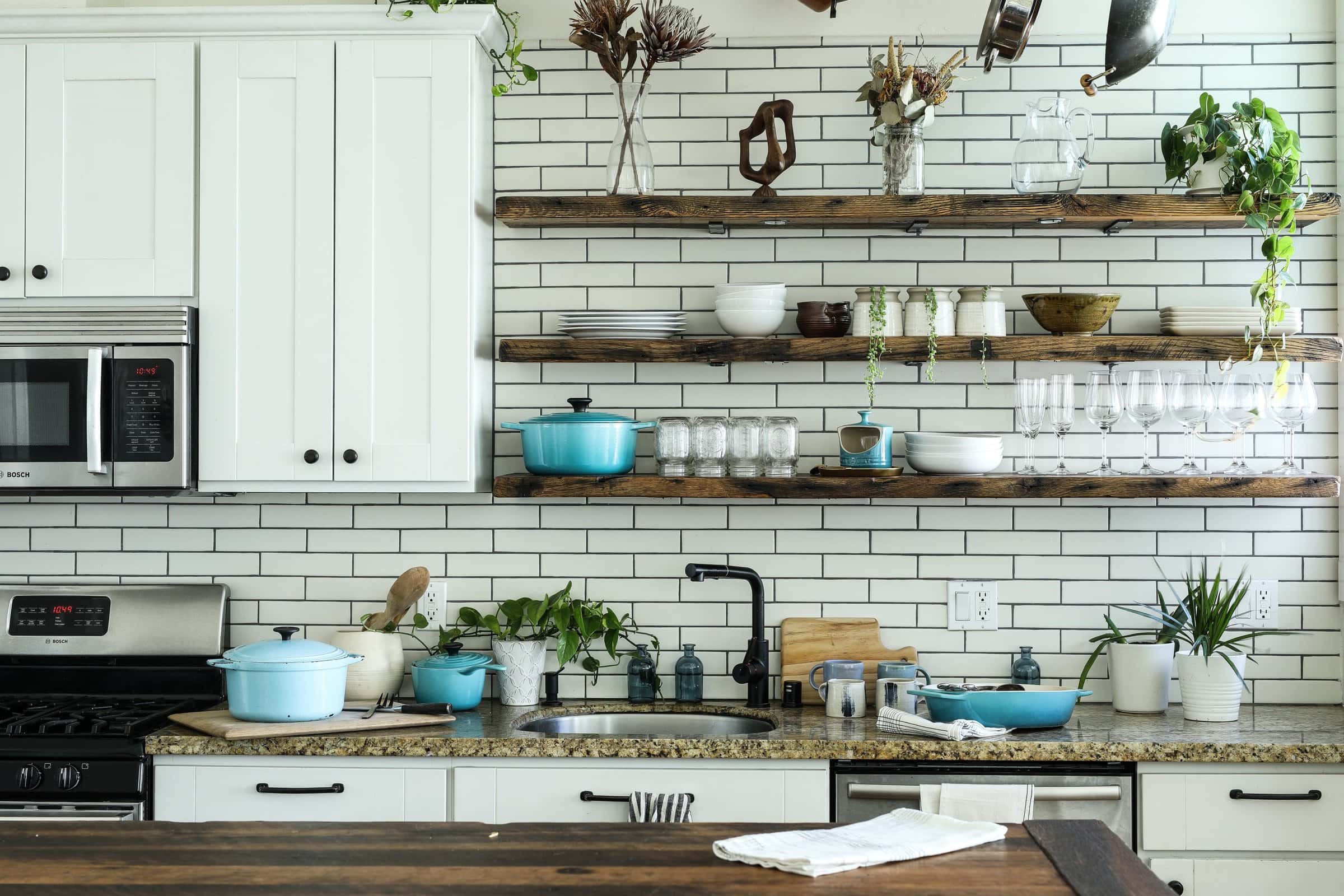 Open Kitchen Shelf scaled